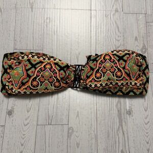 Nanette Lepore - Bandeau Bikini Top Tie Back Size Medium